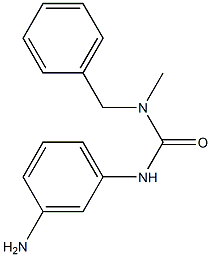 3-(3-aminophenyl)-1-benzyl-1-methylurea Structure