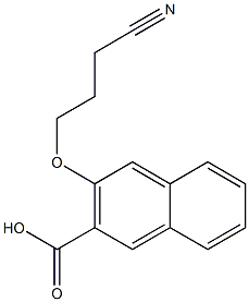 3-(3-cyanopropoxy)naphthalene-2-carboxylic acid|