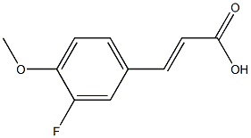 3-(3-fluoro-4-methoxyphenyl)prop-2-enoic acid