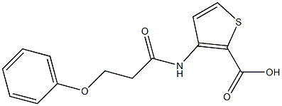 3-(3-phenoxypropanamido)thiophene-2-carboxylic acid|