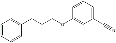 3-(3-phenylpropoxy)benzonitrile,,结构式