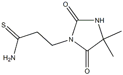 3-(4,4-dimethyl-2,5-dioxoimidazolidin-1-yl)propanethioamide|