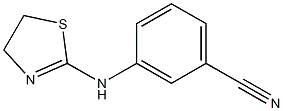 3-(4,5-dihydro-1,3-thiazol-2-ylamino)benzonitrile Structure