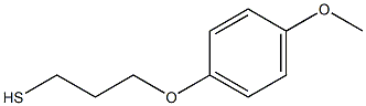 3-(4-methoxyphenoxy)propane-1-thiol,,结构式