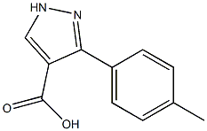 3-(4-methylphenyl)-1H-pyrazole-4-carboxylic acid Structure