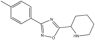 3-(4-methylphenyl)-5-(piperidin-2-yl)-1,2,4-oxadiazole Structure