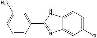 3-(5-chloro-1H-1,3-benzodiazol-2-yl)aniline Struktur