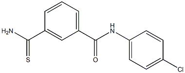 3-(aminocarbonothioyl)-N-(4-chlorophenyl)benzamide