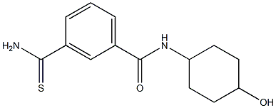  3-(aminocarbonothioyl)-N-(4-hydroxycyclohexyl)benzamide