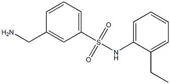 3-(aminomethyl)-N-(2-ethylphenyl)benzenesulfonamide