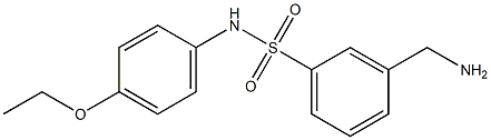  3-(aminomethyl)-N-(4-ethoxyphenyl)benzene-1-sulfonamide