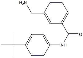 3-(aminomethyl)-N-(4-tert-butylphenyl)benzamide 结构式