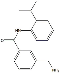 3-(aminomethyl)-N-[2-(propan-2-yl)phenyl]benzamide Structure