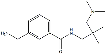 3-(aminomethyl)-N-{2-[(dimethylamino)methyl]-2-methylpropyl}benzamide