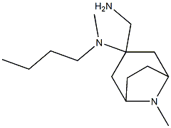 3-(aminomethyl)-N-butyl-N,8-dimethyl-8-azabicyclo[3.2.1]octan-3-amine|