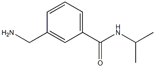 3-(aminomethyl)-N-isopropylbenzamide,,结构式