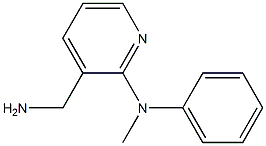 3-(aminomethyl)-N-methyl-N-phenylpyridin-2-amine 结构式