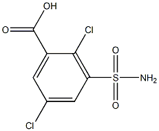 3-(aminosulfonyl)-2,5-dichlorobenzoic acid