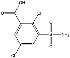 3-(aminosulfonyl)-2,5-dichlorobenzoic acid|