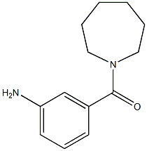 3-(azepan-1-ylcarbonyl)aniline Structure