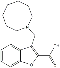  3-(azocan-1-ylmethyl)-1-benzofuran-2-carboxylic acid