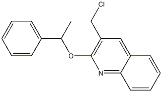 3-(chloromethyl)-2-(1-phenylethoxy)quinoline|