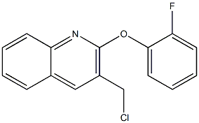 3-(chloromethyl)-2-(2-fluorophenoxy)quinoline