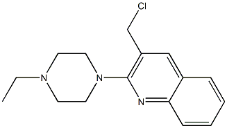 3-(chloromethyl)-2-(4-ethylpiperazin-1-yl)quinoline