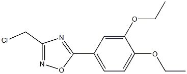 3-(chloromethyl)-5-(3,4-diethoxyphenyl)-1,2,4-oxadiazole