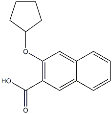  3-(cyclopentyloxy)naphthalene-2-carboxylic acid