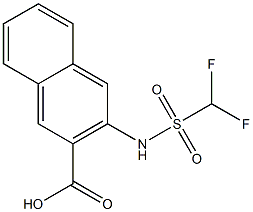 3-(difluoromethanesulfonamido)naphthalene-2-carboxylic acid|