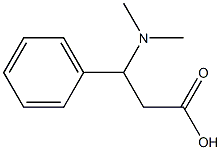 3-(dimethylamino)-3-phenylpropanoic acid Structure