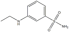 3-(ethylamino)benzene-1-sulfonamide Structure