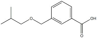 3-(isobutoxymethyl)benzoic acid,,结构式