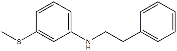  3-(methylsulfanyl)-N-(2-phenylethyl)aniline