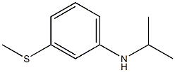 3-(methylsulfanyl)-N-(propan-2-yl)aniline,,结构式
