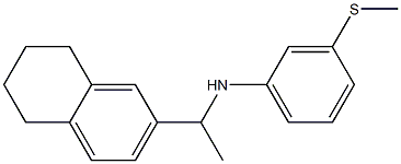  3-(methylsulfanyl)-N-[1-(5,6,7,8-tetrahydronaphthalen-2-yl)ethyl]aniline