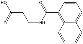 3-(naphthalen-1-ylformamido)propanoic acid Structure