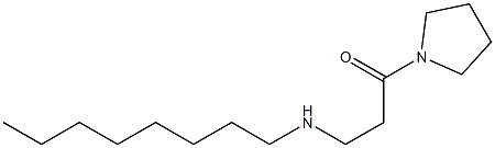 3-(octylamino)-1-(pyrrolidin-1-yl)propan-1-one Structure