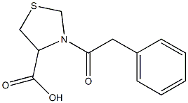 3-(phenylacetyl)-1,3-thiazolidine-4-carboxylic acid|