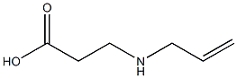 3-(prop-2-en-1-ylamino)propanoic acid 结构式