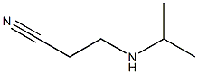 3-(propan-2-ylamino)propanenitrile Struktur