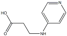 3-(pyridin-4-ylamino)propanoic acid 结构式