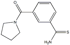 3-(pyrrolidin-1-ylcarbonyl)benzenecarbothioamide