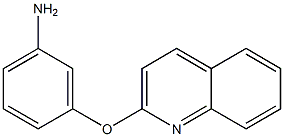 3-(quinolin-2-yloxy)aniline,,结构式