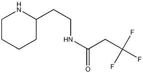 3,3,3-trifluoro-N-(2-piperidin-2-ylethyl)propanamide Structure