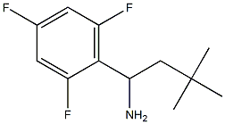3,3-dimethyl-1-(2,4,6-trifluorophenyl)butan-1-amine,,结构式