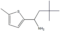 3,3-dimethyl-1-(5-methylthiophen-2-yl)butan-1-amine Structure