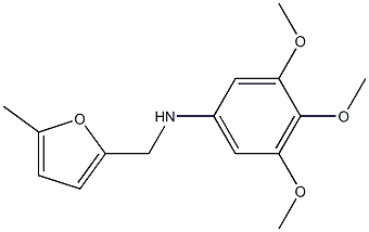 3,4,5-trimethoxy-N-[(5-methylfuran-2-yl)methyl]aniline Structure