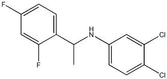 3,4-dichloro-N-[1-(2,4-difluorophenyl)ethyl]aniline